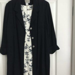 Coldwater Creek Sheath Dress w/Duster Jacket-NWOT